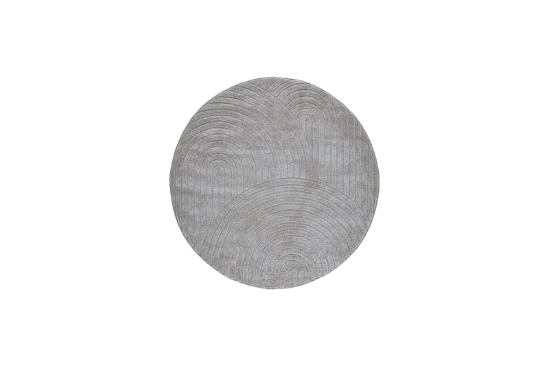 Genova Wiltonteppe 200x200 cm Rund - Grå - Tekstiler & tepper - Teppe & matte - Moderne matte - Friezematte