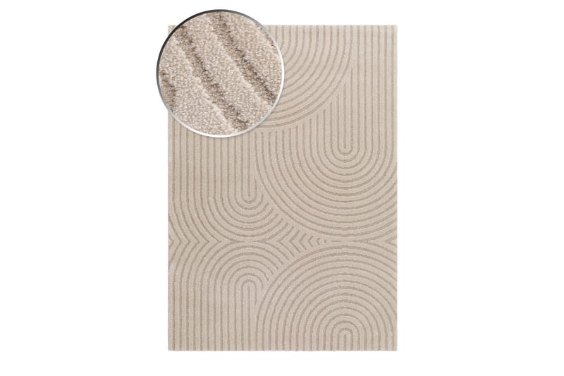 Genova Zen Wiltonmatte 160x230 cm Rektangulær - Lin - Tekstiler & tepper - Teppe & matte - Moderne matte - Wiltontepper