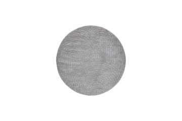 Genova Zen Wiltonteppe 200x200 cm Rund - Grå - Tekstiler & tepper - Teppe & matte - Moderne matte - Friezematte