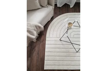 Genova Zen Wiltonteppe 200x290 cm - Krem - Tekstiler & tepper - Teppe & matte - Moderne matte - Friezematte