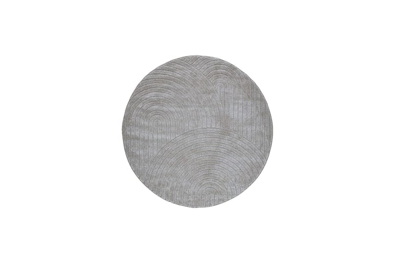 Genova Zen Wiltonteppe 240x240 cm Rund, Grå