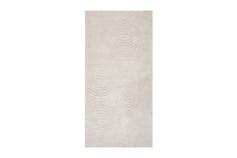Genova Zen Wiltonteppe 80x150 cm Oval, Beige