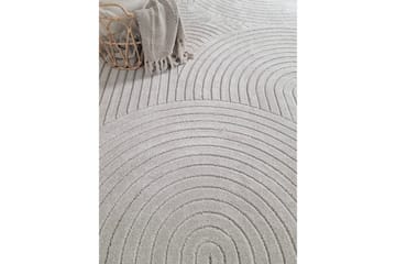 Genova Zen Wiltonteppe 80x150 cm Oval - Beige - Tekstiler & tepper - Teppe & matte - Moderne matte - Friezematte