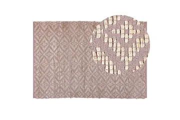 Gerze Bomullsteppe 140x200 cm - Rosa - Tekstiler & tepper - Teppe & matte - Moderne matte - Bomullsmatter