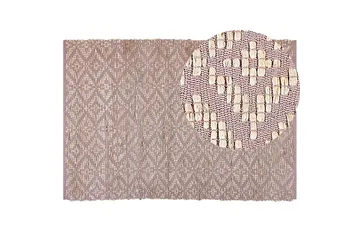 Gerze Bomullsteppe 160x230 cm - Rosa - Tekstiler & tepper - Teppe & matte - Moderne matte - Bomullsmatter