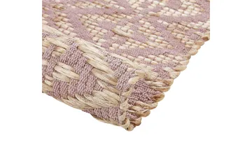 Gerze Bomullsteppe 80x150 cm - Rosa - Tekstiler & tepper - Teppe & matte - Moderne matte - Bomullsmatter