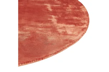 GesiIi Ryeteppe 140 cm Rund - Oransje - Tekstiler & tepper - Teppe & matte - Moderne matte - Ryetepper