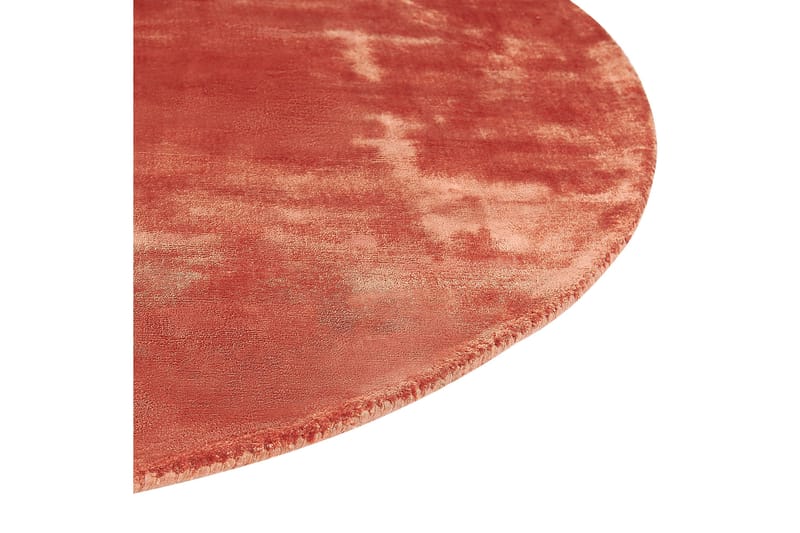 GesiIi Ryeteppe 140 cm Rund - Oransje - Tekstiler & tepper - Teppe & matte - Moderne matte - Ryetepper