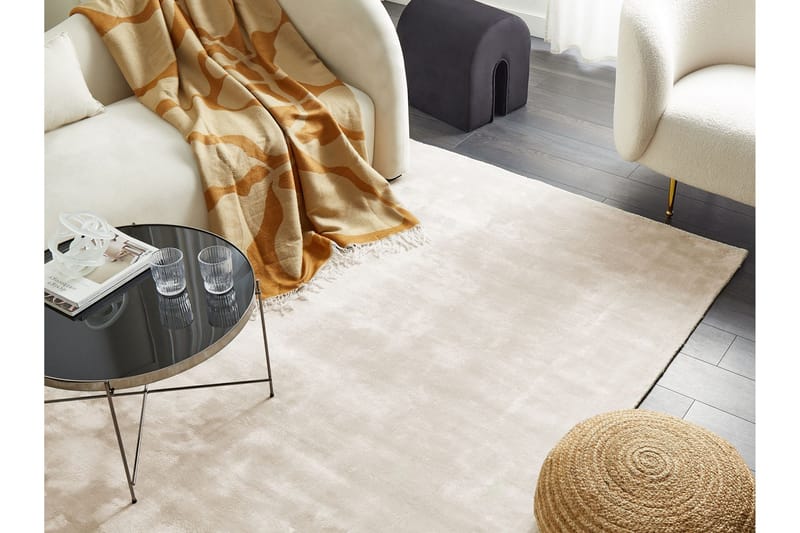 GesiIi Ryeteppe 140x200 cm - Beige - Tekstiler & tepper - Teppe & matte - Moderne matte - Ryetepper