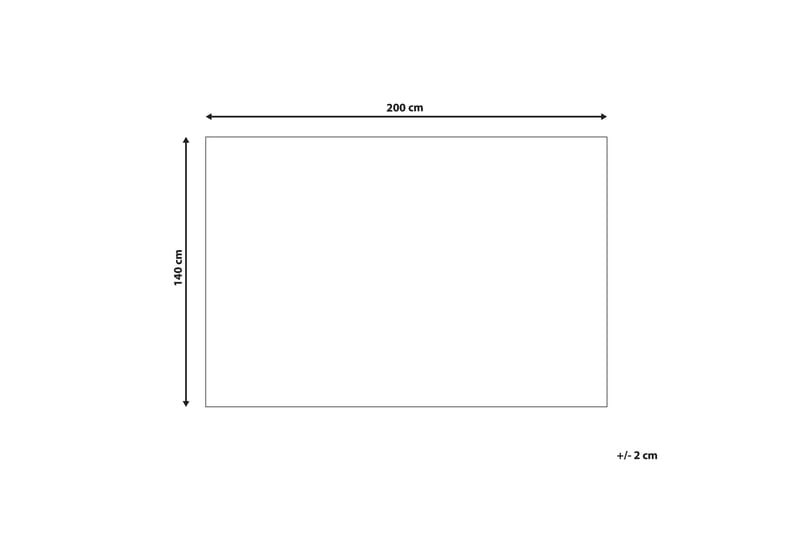 GesiIi Ryeteppe 140x200 cm - Beige - Tekstiler & tepper - Teppe & matte - Moderne matte - Ryetepper