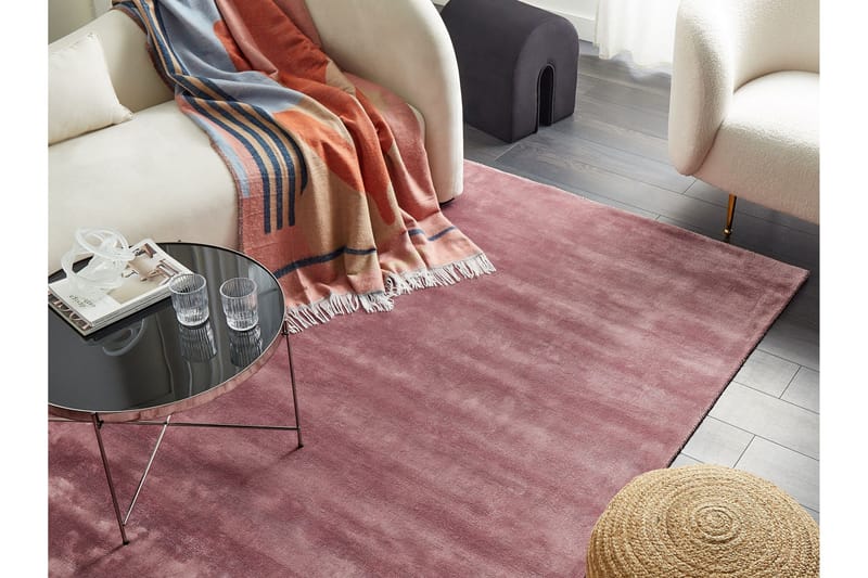 GesiIi Ryeteppe 140x200 cm - Rosa - Tekstiler & tepper - Teppe & matte - Moderne matte - Ryetepper