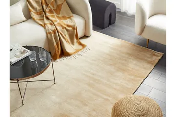 GesiIi Ryeteppe 160x230 cm - Beige - Tekstiler & tepper - Teppe & matte - Moderne matte - Ryetepper