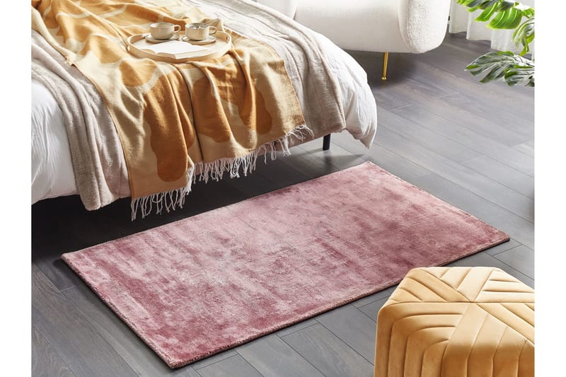 GesiIi Ryeteppe 80x150 cm - Rosa - Tekstiler & tepper - Teppe & matte - Moderne matte - Ryetepper