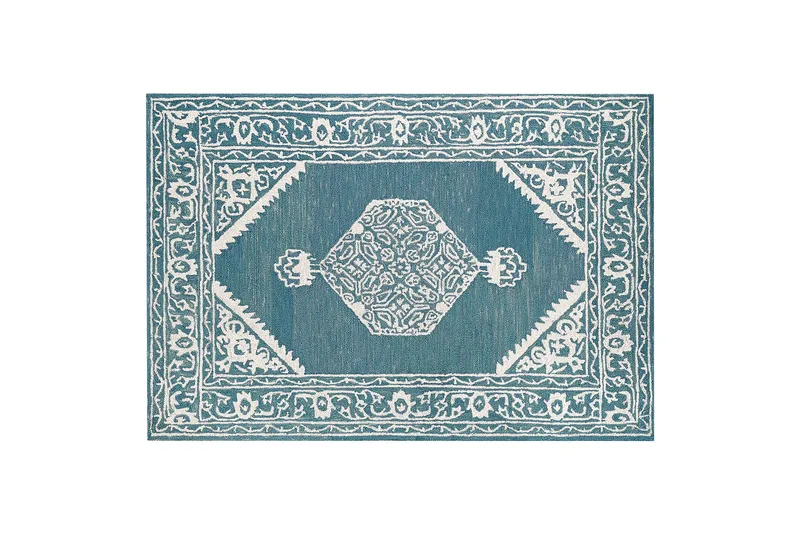 Gevas Ullteppe 140x200 cm, Blå