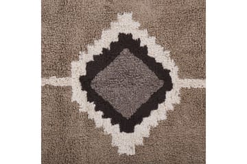 Geyve Bomullsteppe 160x230 cm - Beige - Tekstiler & tepper - Teppe & matte - Moderne matte - Bomullsmatter