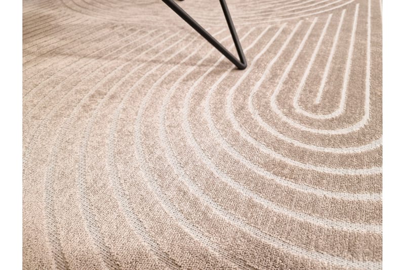 Granada Viskoseteppe 240x340 cm Rektangulær - Sand - Tekstiler & tepper - Teppe & matte - Moderne matte - Viskosematter