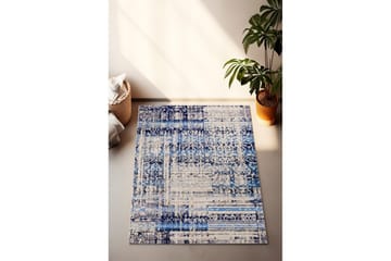 Gulvteppe Stribor Blå - 160 x 230 cm - Tekstiler & tepper - Teppe & matte - Moderne matte - Gangmatter