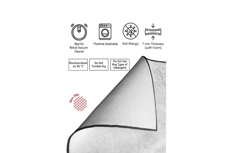 Gulvteppe Stribor Flerfarget - 80 x 200 cm - Tekstiler & tepper - Teppe & matte - Moderne matte - Gangmatter