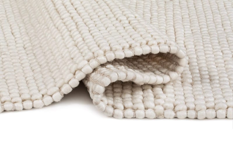 Håndvevd teppe KM Home Bubble 140x200 cm Creme - Krem - Tekstiler & tepper - Teppe & matte - Moderne matte - Ullteppe