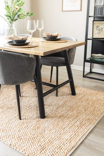 Håndvevd teppe KM Home Bubble 160x230 cm Karamell - Karamell - Tekstiler & tepper - Teppe & matte - Moderne matte - Ullteppe