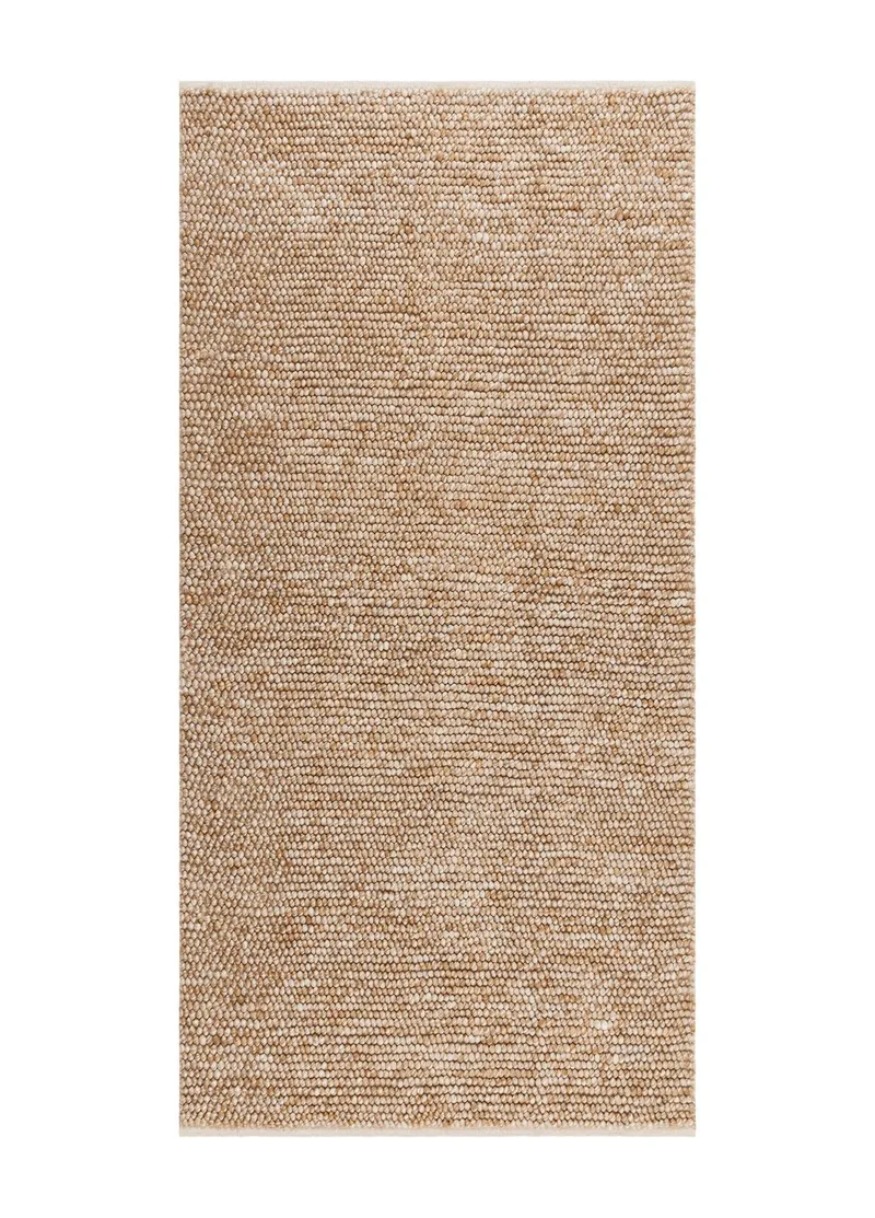Håndvevd teppe KM Home Bubble 75x150 cm Karamell, Karamell