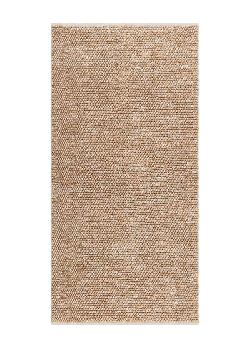 Håndvevd teppe KM Home Bubble 75x230 cm Karamell, Karamell