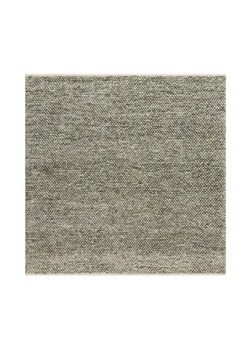 Håndvevd teppe KM Home Bubble kvadrat 200x200 cm Olivengrønn