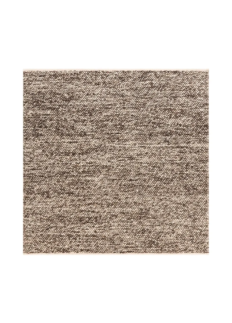 Håndvevd teppe KM Home Bubble kvadrat 200x200 cm Sjokolade Melange, Sjokolade Melange