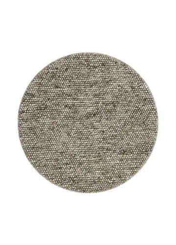 Håndvevd teppe KM Home Bubble rund 160x160 cm Olivengrønn
