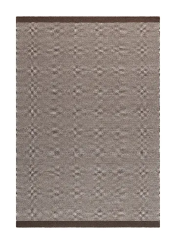 Håndvevd teppe KM Home Sandhamn 160x230 cm Sjokolade