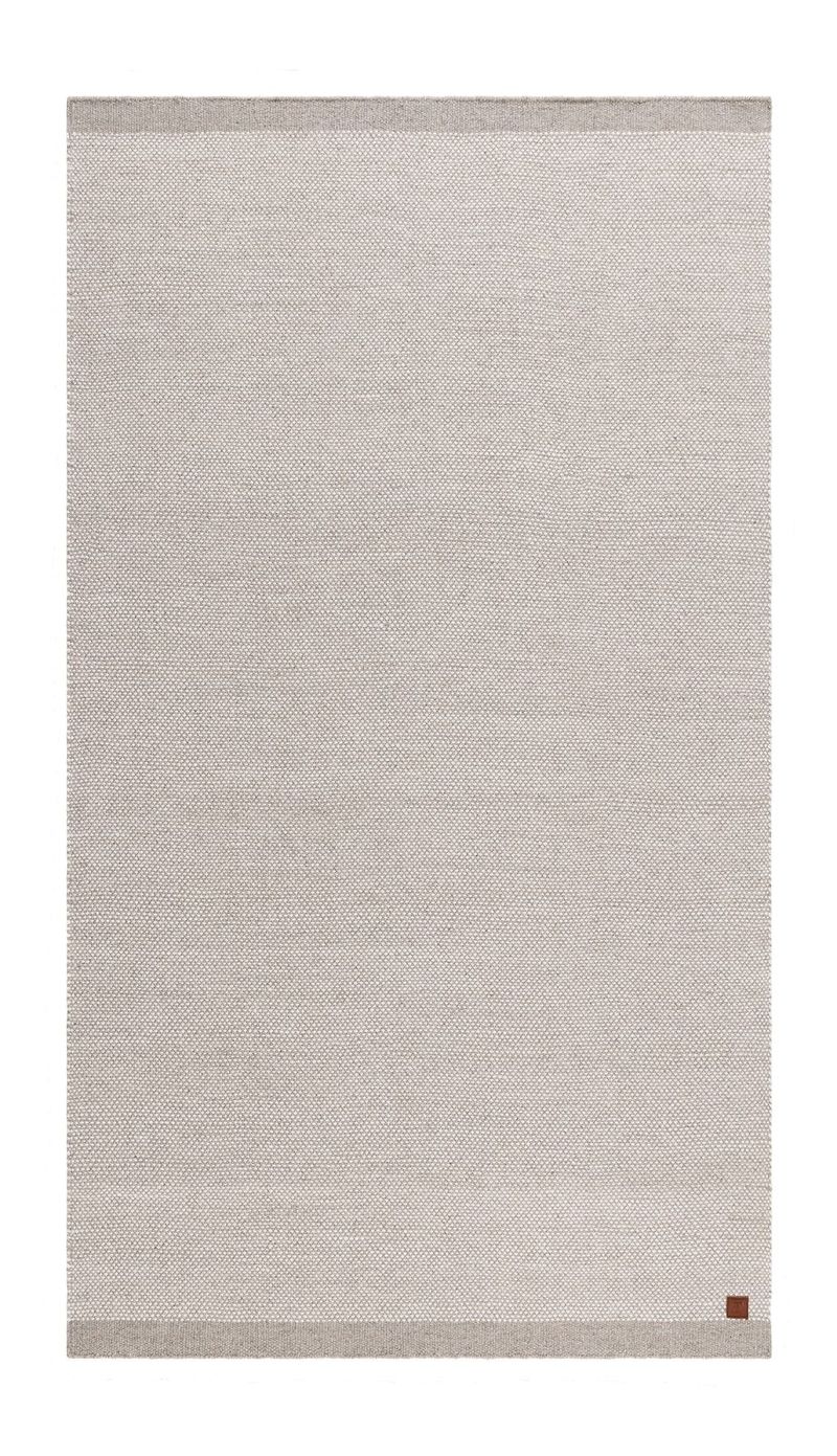 Håndvevd teppe KM Home Sandhamn 75x230 cm Sølv, Sølv