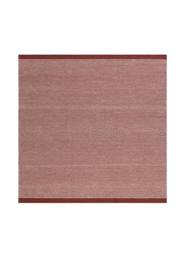 Håndvevd teppe KM Home Sandhamn Kvadrat 200x200 cm Marsala