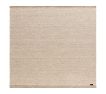 Håndvevd teppe KM Home Sandhamn Kvadrat 200x200 cm Natur