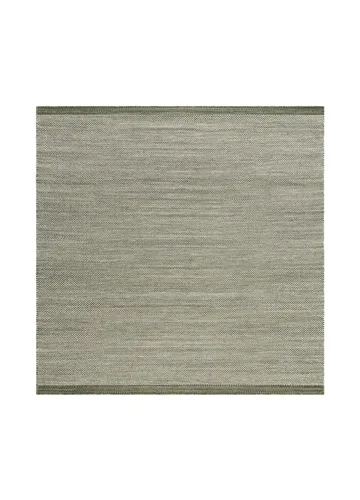 Håndvevd teppe KM Home Sandhamn Kvadrat 250x250 cm Grønn