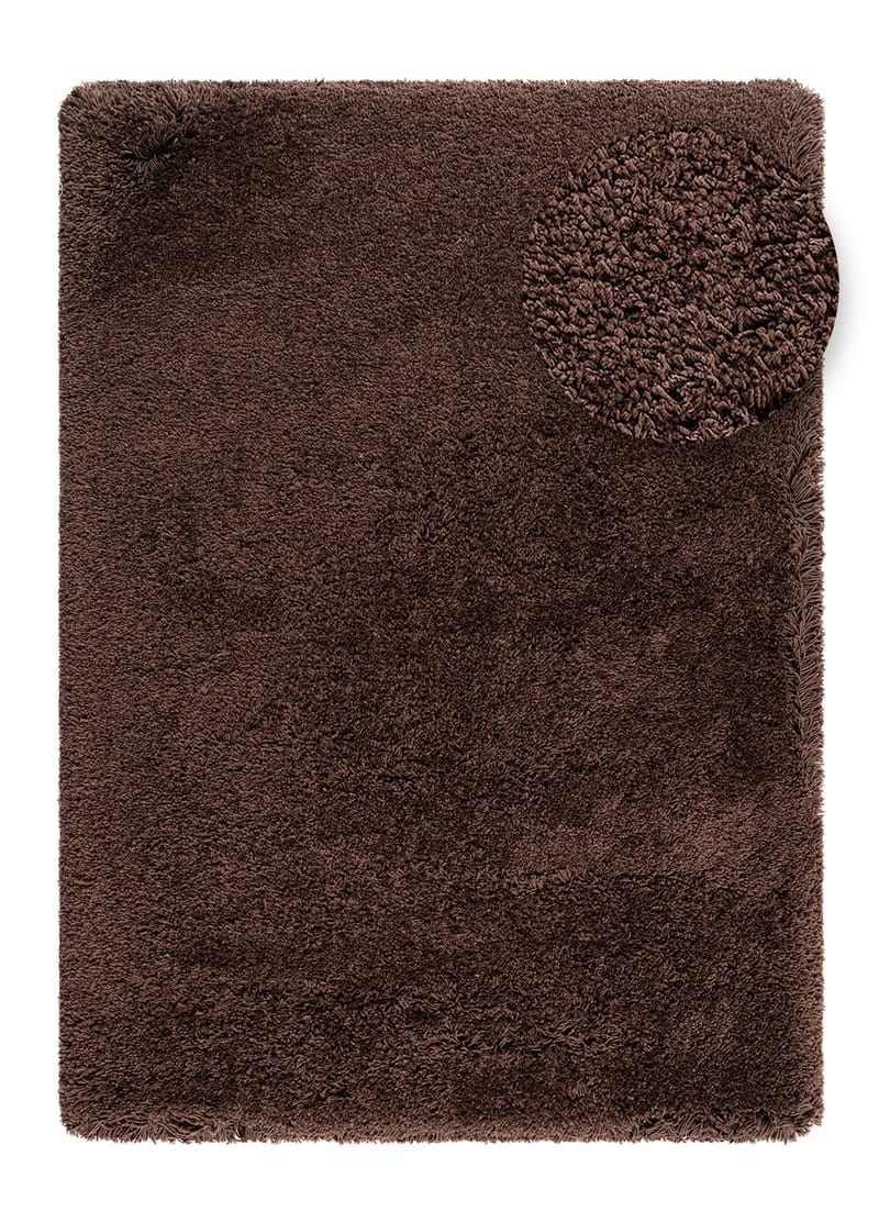 Håndvevd teppe KM Home Sorrento 240x340 Sjokolade - Sjokolade - Tekstiler & tepper - Teppe & matte - Moderne matte - Ryetepper