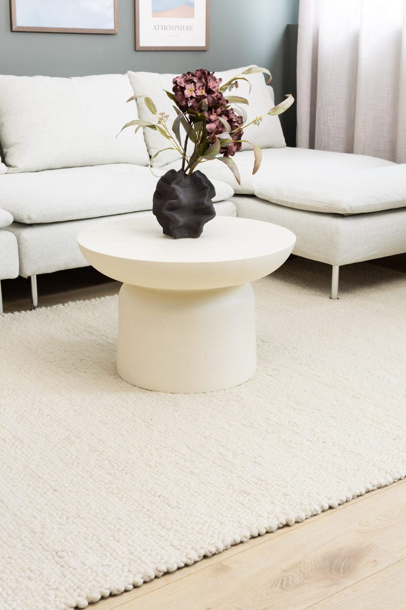 Håndvevd teppe KM Home Passion 240x340 cm Creme - Creme - Tekstiler & tepper - Teppe & matte - Moderne matte - Ullteppe