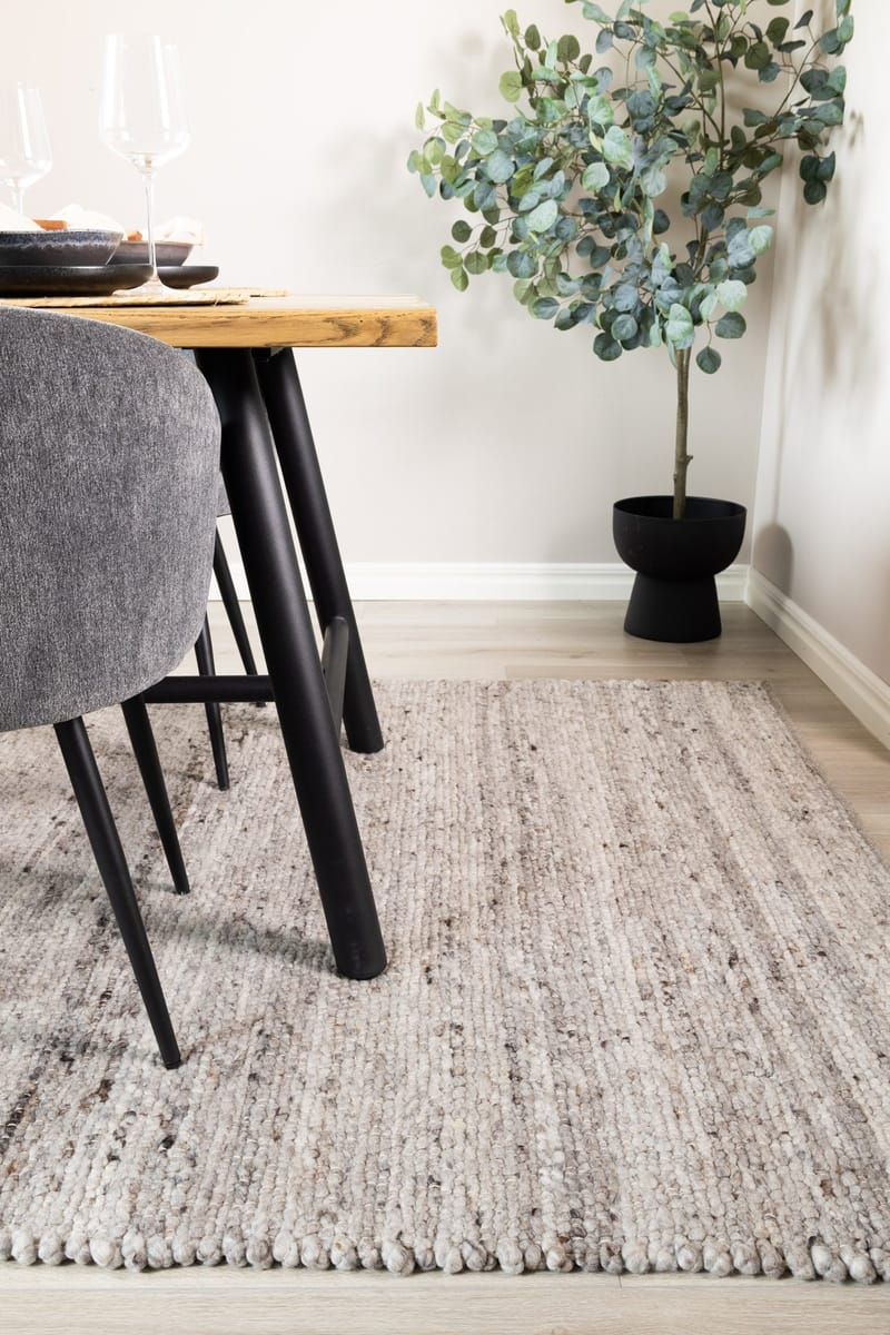Håndvevd teppe KM Home Passion 300x400 cm Grå - grå - Tekstiler & tepper - Teppe & matte - Moderne matte - Ullteppe