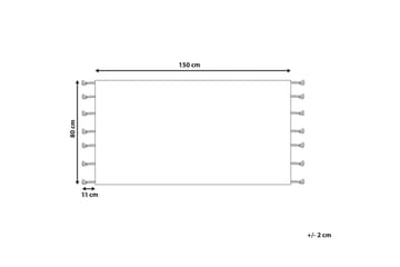 Hajipur Ryeteppe 80x150 cm - Beige - Tekstiler & tepper - Teppe & matte - Moderne matte - Bomullsmatter