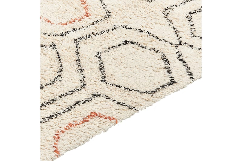 Hajipur Ryeteppe 80x150 cm - Beige - Tekstiler & tepper - Teppe & matte - Moderne matte - Bomullsmatter