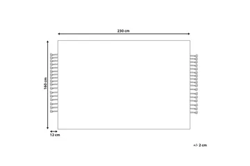 Hamzalar Juteteppe 160x230 cm - Beige - Tekstiler & tepper - Teppe & matte - Moderne matte - Jutematter & hampematter
