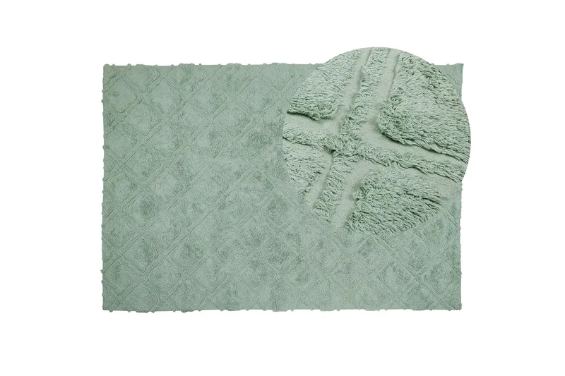 Hatay Ryeteppe 140x200 cm - Grønn - Tekstiler & tepper - Teppe & matte - Moderne matte - Ryetepper