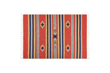 Hatis Bomullsteppe 140x200 cm - Blå - Tekstiler & tepper - Teppe & matte - Moderne matte - Bomullsmatter