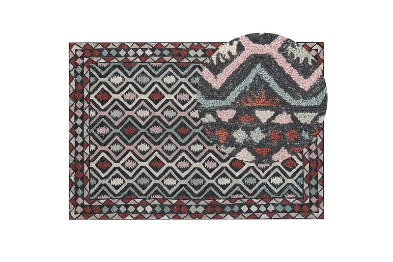 Haymana Ullteppe 160x230 cm - Blå - Tekstiler & tepper - Teppe & matte - Moderne matte - Ullteppe