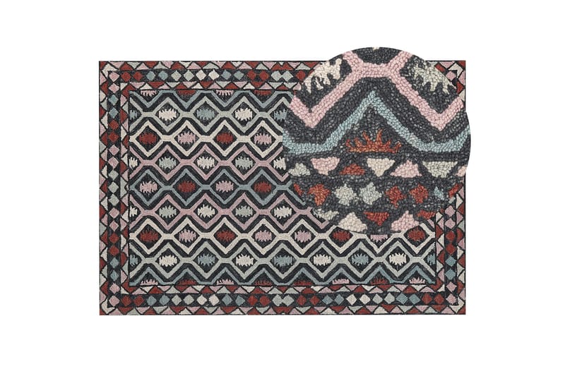 Haymana Ullteppe 160x230 cm - Blå - Tekstiler & tepper - Teppe & matte - Moderne matte - Ullteppe