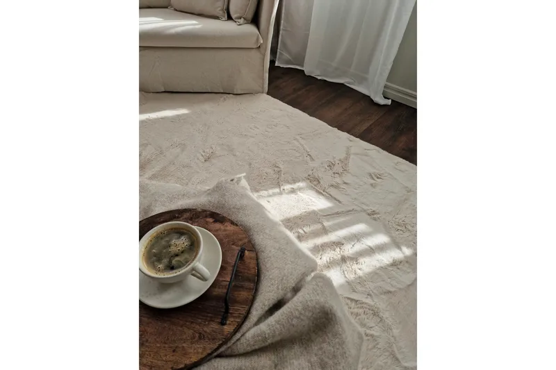 Heaven Deluxe Teppe 160x230 cm - Natur - Tekstiler & tepper - Teppe & matte - Moderne matte - Ryetepper