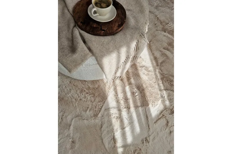 Heaven Deluxe Teppe 160x230 cm - Natur - Tekstiler & tepper - Teppe & matte - Moderne matte - Ryetepper