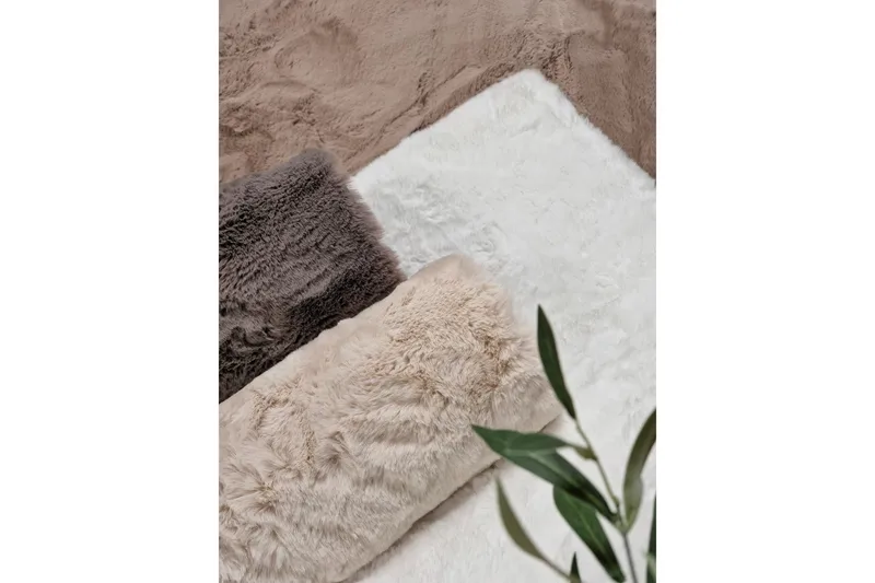 Heaven Deluxe Teppe 80x150 cm - Taupe - Tekstiler & tepper - Teppe & matte - Moderne matte - Ryetepper