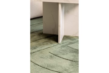 Heaven Trend Maskinvevd teppe 160x230 cm - Grønn - Tekstiler & tepper - Teppe & matte - Moderne matte - Friezematte