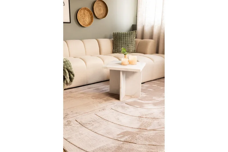 Heaven Trend Maskinvevd teppe 160x230 cm - Taupe - Tekstiler & tepper - Teppe & matte - Moderne matte - Friezematte