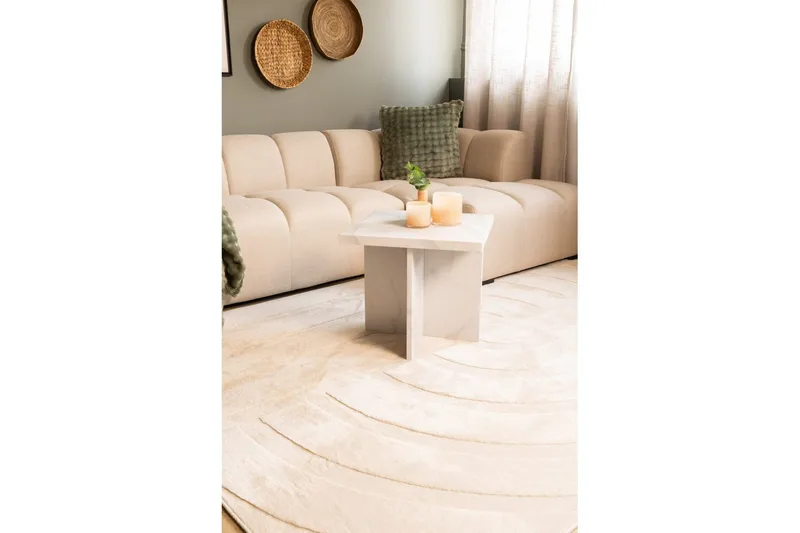 Heaven Trend Maskinvevd teppe 200x290 cm - Beige - Tekstiler & tepper - Teppe & matte - Moderne matte - Friezematte